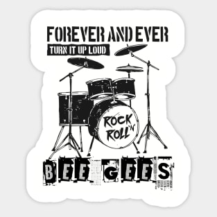 bee gees forever and ever Sticker